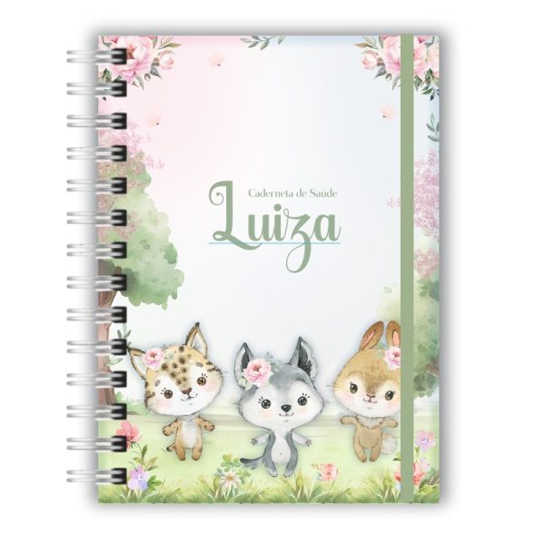 Caderneta de Saúde - Bosque Animais Cute