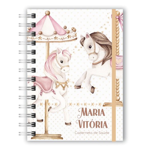 Caderneta de Saúde - Carrossel Vintage