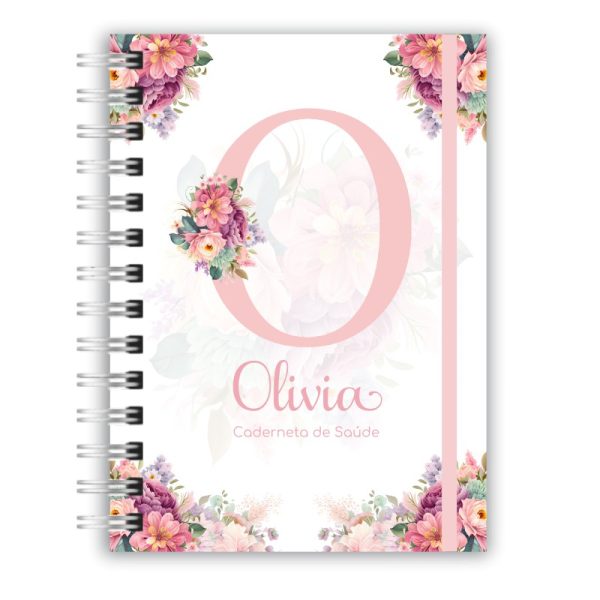 Caderneta de Saúde - Floral Chic