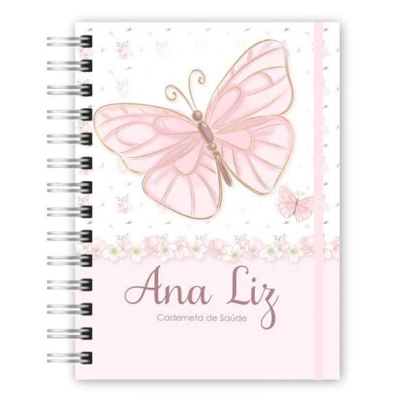 Caderneta de Saúde - Borboleta Rosa