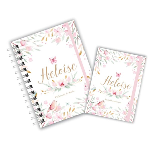 Caderneta de Saúde com Porta Documentos - Jardim da Heloísa