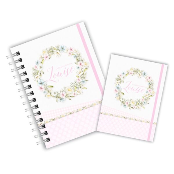 Caderneta de Saúde com Porta Documentos - Floral Rosa