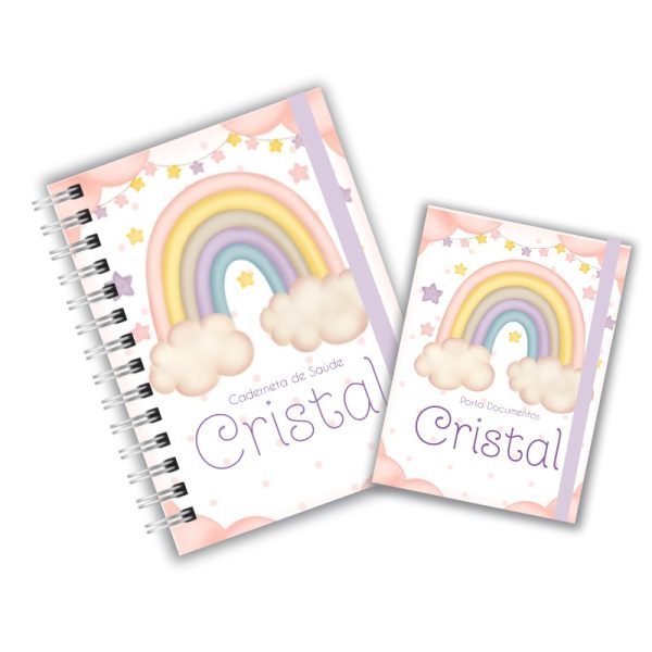 Caderneta de Saúde com Porta Documentos - Chuva de Amor
