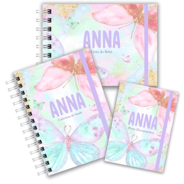 Kit Maternidade Completo - Borboletas Candy