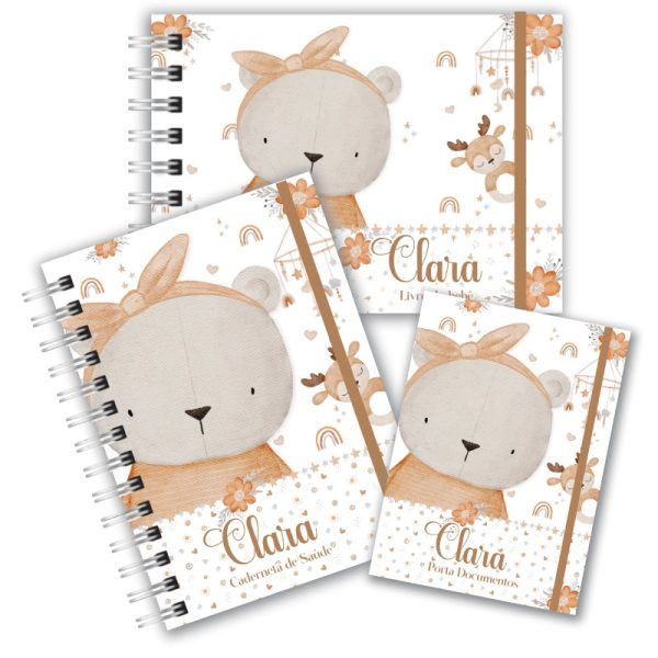 Kit Maternidade Completo - Ursinha Marrom