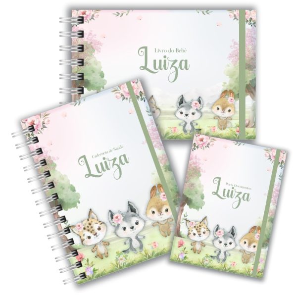 Kit Maternidade Completo - Bosque Animais Cute