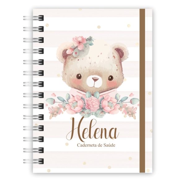 Caderneta de Saúde - Flower Bear