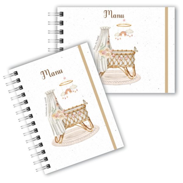 Caderneta de Saúde Com Livro do Bebê - Baby Boho
