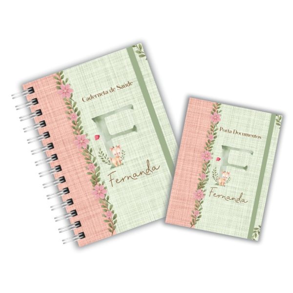 Caderneta de Saúde com Porta Documentos - Bosque Bichinhos