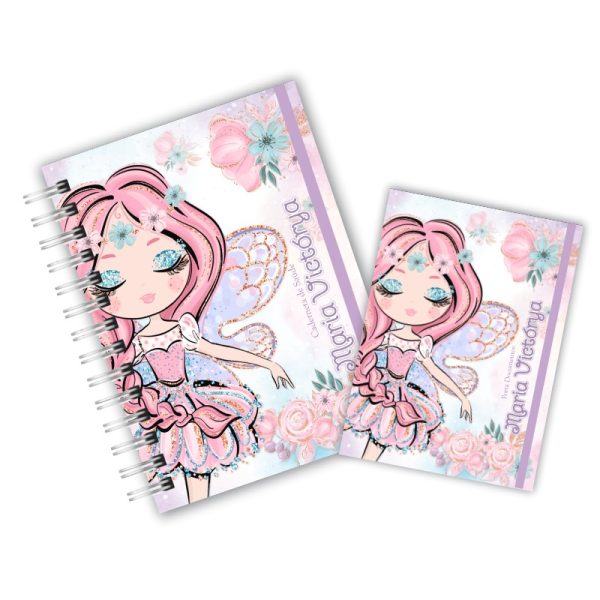 Caderneta de Saúde com Porta Documentos - Fadinha Floral