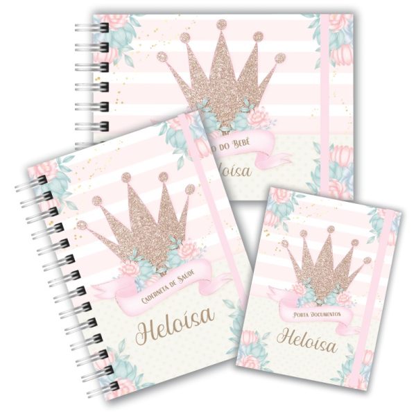 Kit Maternidade Completo -Coroa Princesa