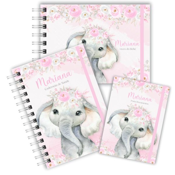 Kit Maternidade Completo - Elefante Aquarela