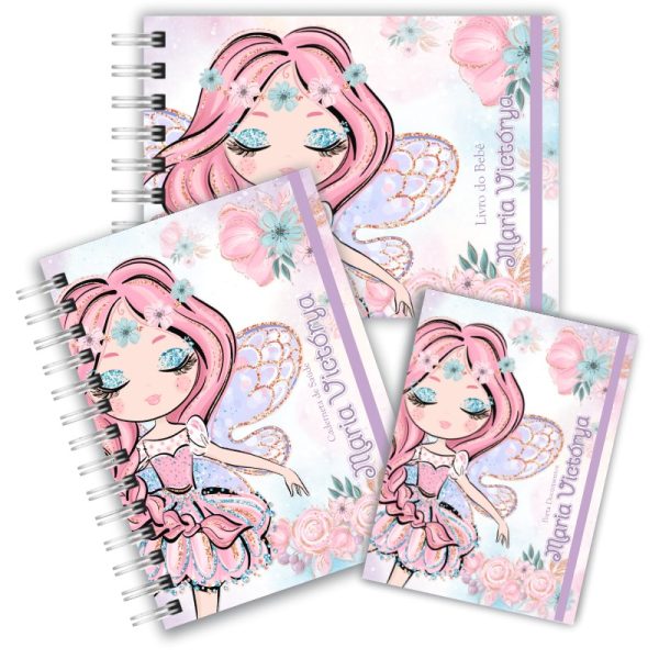 Kit Maternidade Completo - Fadinha Floral