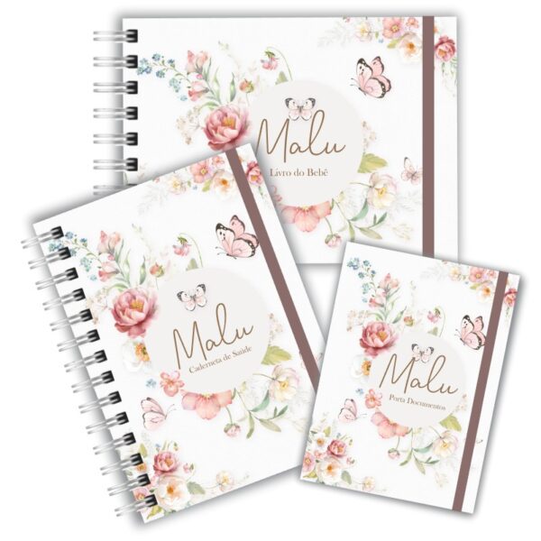 Kit Maternidade Completo - Jardim das Borboletas