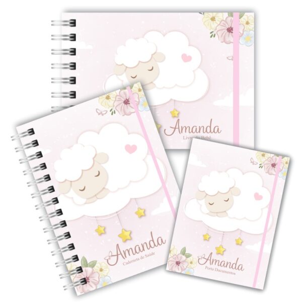 Kit Maternidade Completo - Ovelhinha Rosa