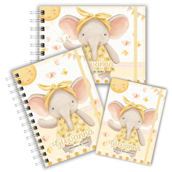 Kit Maternidade Completo - Elefantinha Amarela