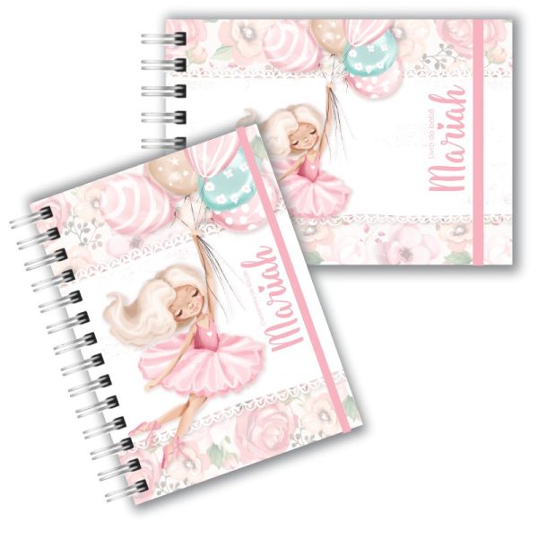 Caderneta de Saúde Com Livro do Bebê - Bailarina