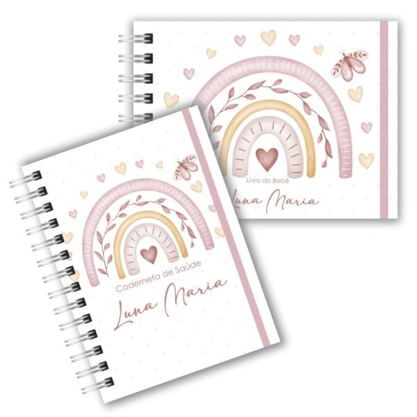 Caderneta de Saúde com Livro do Bebê - Rainbow Clean