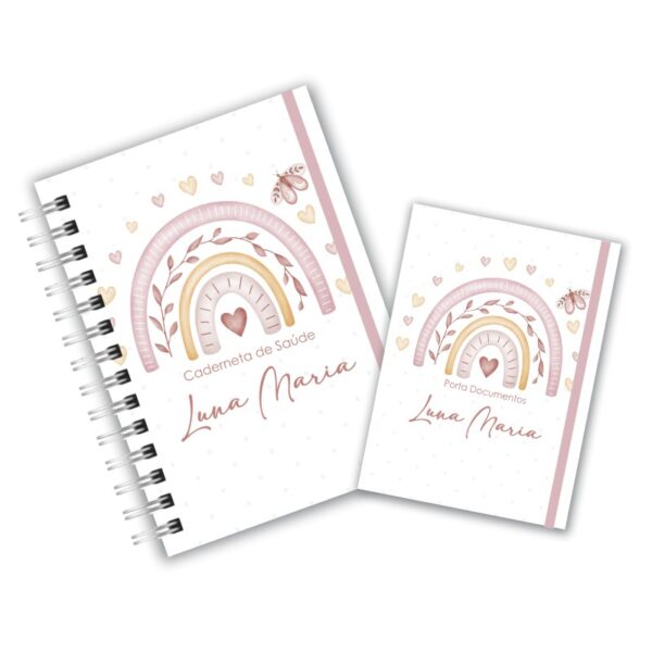Caderneta de Saúde com Porta Documentos - Rainbow Clean