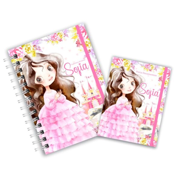 Caderneta de Saúde com Porta Documentos - Princesa