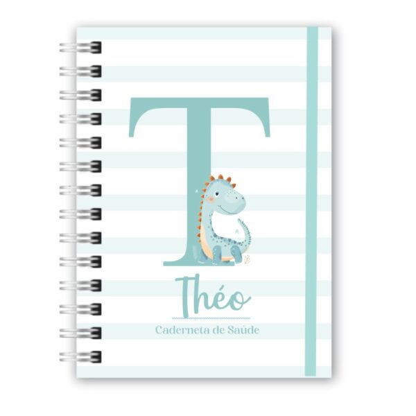 Caderneta de Saúde - Dino alfabeto Verde