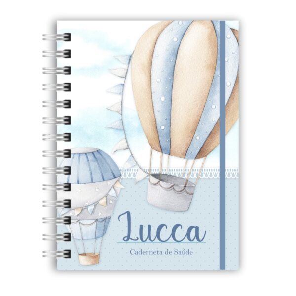 Caderneta de Saúde - Balão de Ar Azul