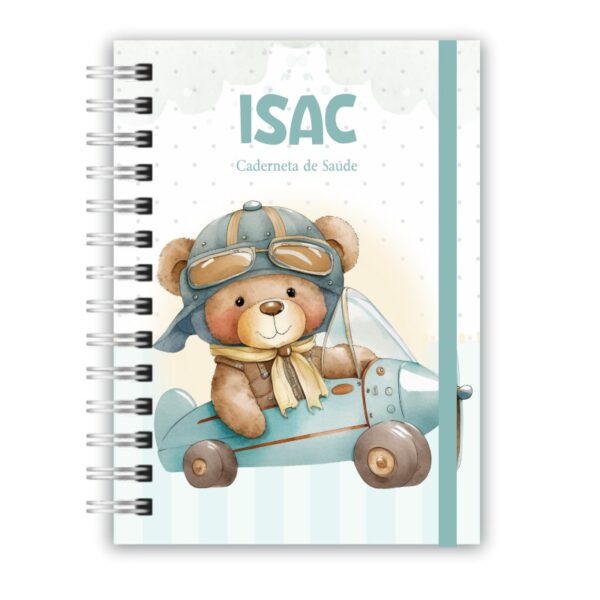 Caderneta de Saúde - Urso no Avião