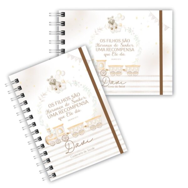 Caderneta de Saúde com Livro do Bebê - Herança do Senhor Menino