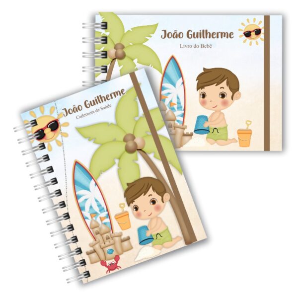 Caderneta de Saúde com Livro do Bebê - Praia
