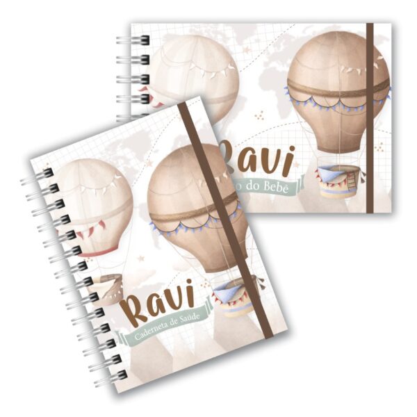 Caderneta de Saúde com Livro do Bebê - Volta ao Mundo