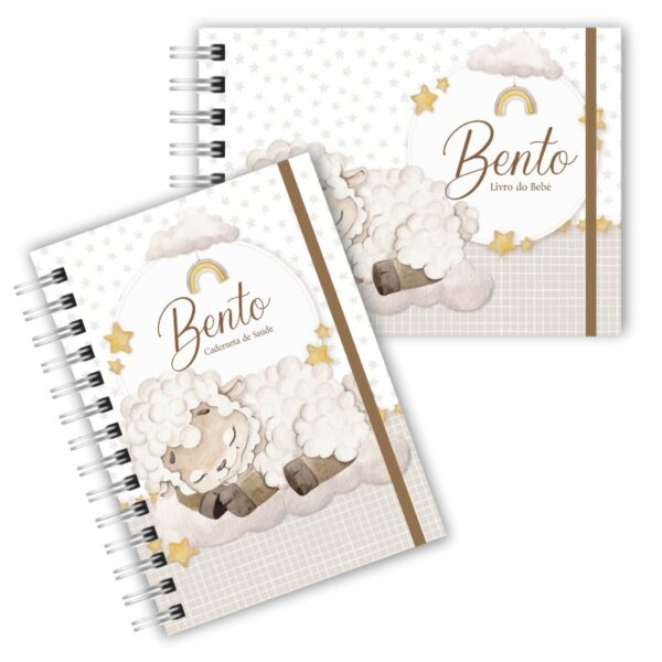 Caderneta de Saúde com Livro do Bebê - Ovelhinha