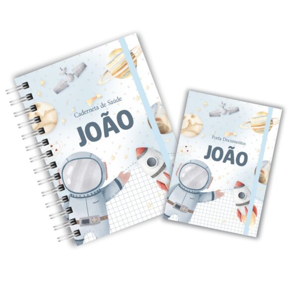 Caderneta de Saúde com Porta Documentos -Astronauta
