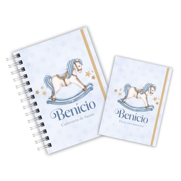 Caderneta de Saúde com Porta Documentos - Cavalinho de Balanço