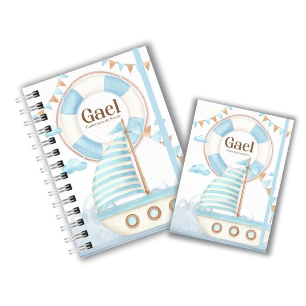 Caderneta de Saúde com Porta Documentos - Marinheiro