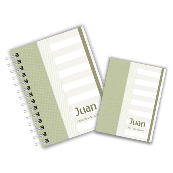 Caderneta de Saúde com Porta Documentos - Neutro Verde