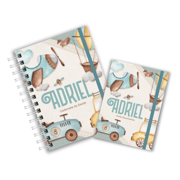Caderneta de Saúde com Porta Documentos - Transportes Baby