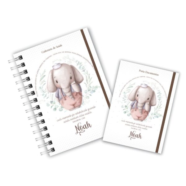 Caderneta de Saúde com Porta Documentos - Versículo Menino