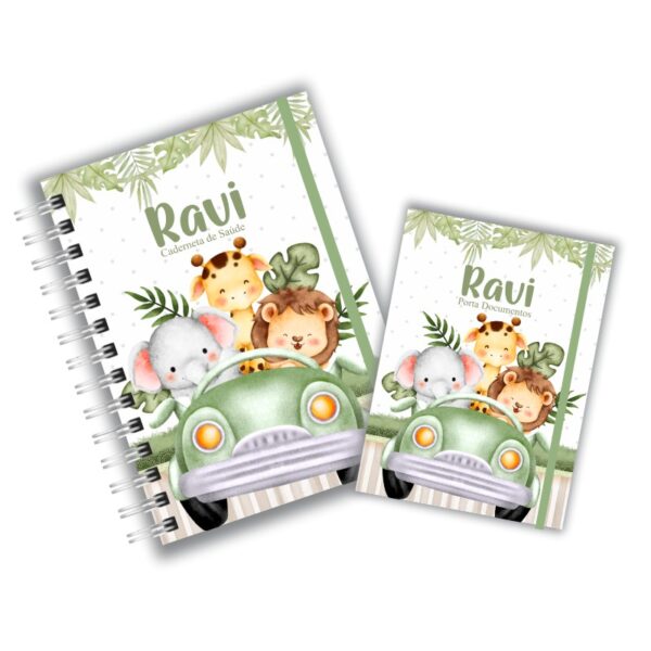 Caderneta de Saúde com Porta Documentos - Safari