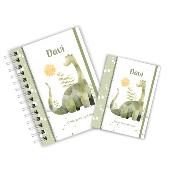 Caderneta de Saúde com Porta Documentos - Dino