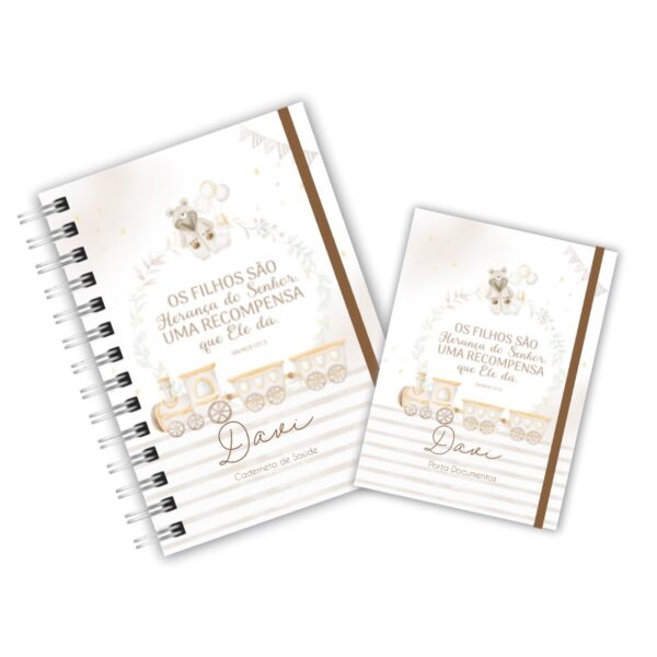 Caderneta de Saúde com Porta Documentos - Herança do Senhor Menino