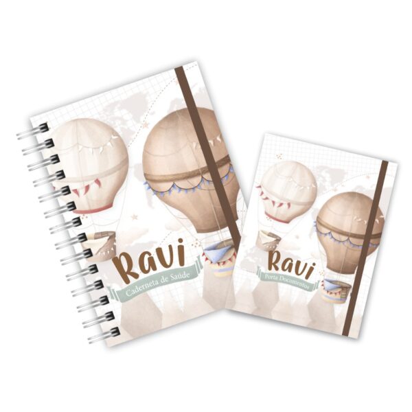 Caderneta de Saúde com Porta Documentos - Volta ao Mundo