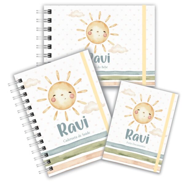 Kit Maternidade Completo - Sol Aquarela