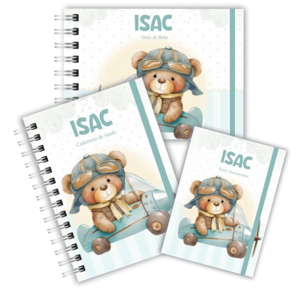 Kit Maternidade Completo - Urso no Avião