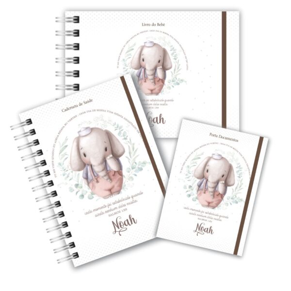 Kit Maternidade Completo - Versículo Menino