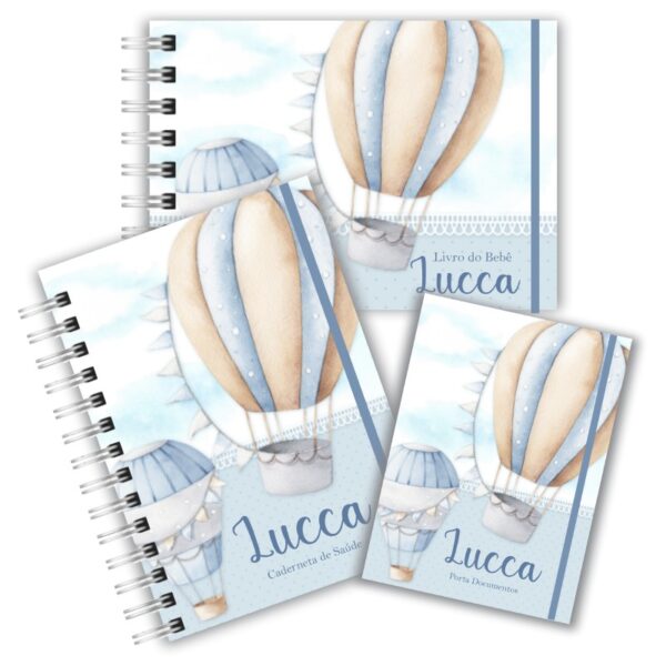 Kit Maternidade Completo - Balão de Ar Azul