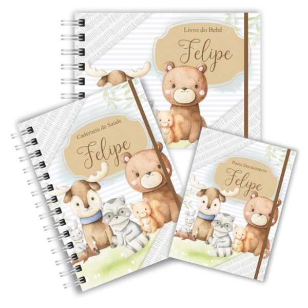 Kit Maternidade Completo - Floresta Menino