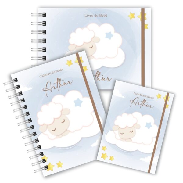 Kit Maternidade Completo - Ovelhinha Azul