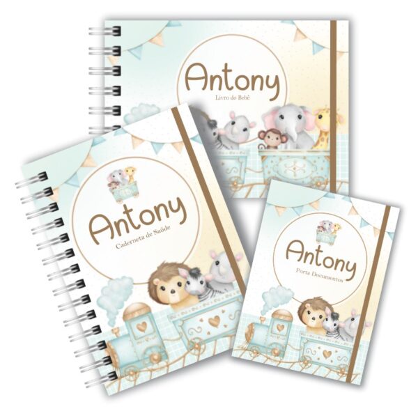 Kit Maternidade Completo - Trem Animais