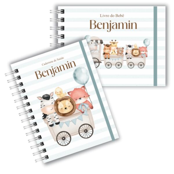 Caderneta de Saúde com Livro do Bebê - Amiguinhos do Ben